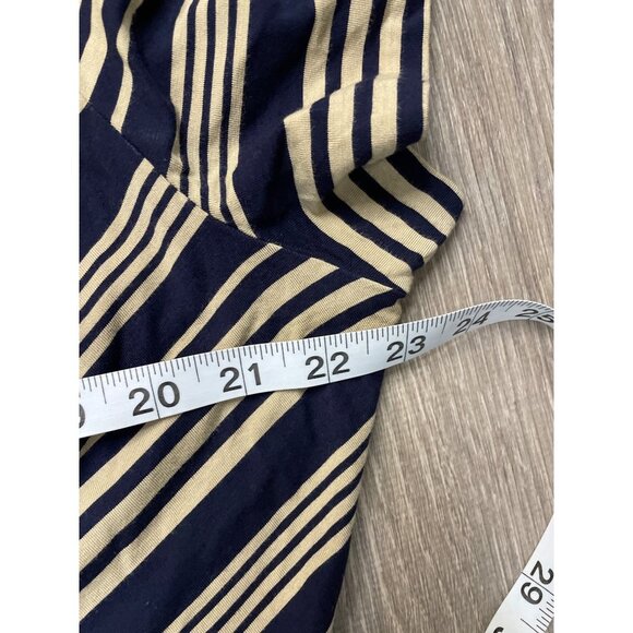 Talbots Tan Black Faux Wrap Short Sleeved Midi Dress Sz 1X - Picture 8 of 10